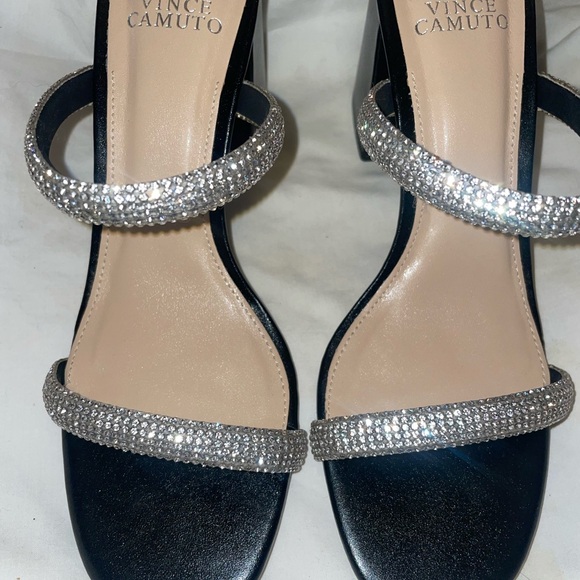 Vince Camuto VC Magaly Embellished Crysyal Strap Heels Sandals Size 8.5 New - Picture 7 of 10